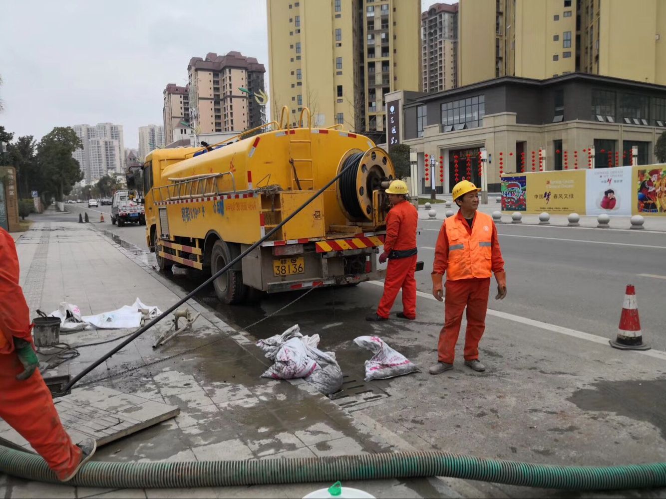 小榄镇排污管道清淤-管道清洗